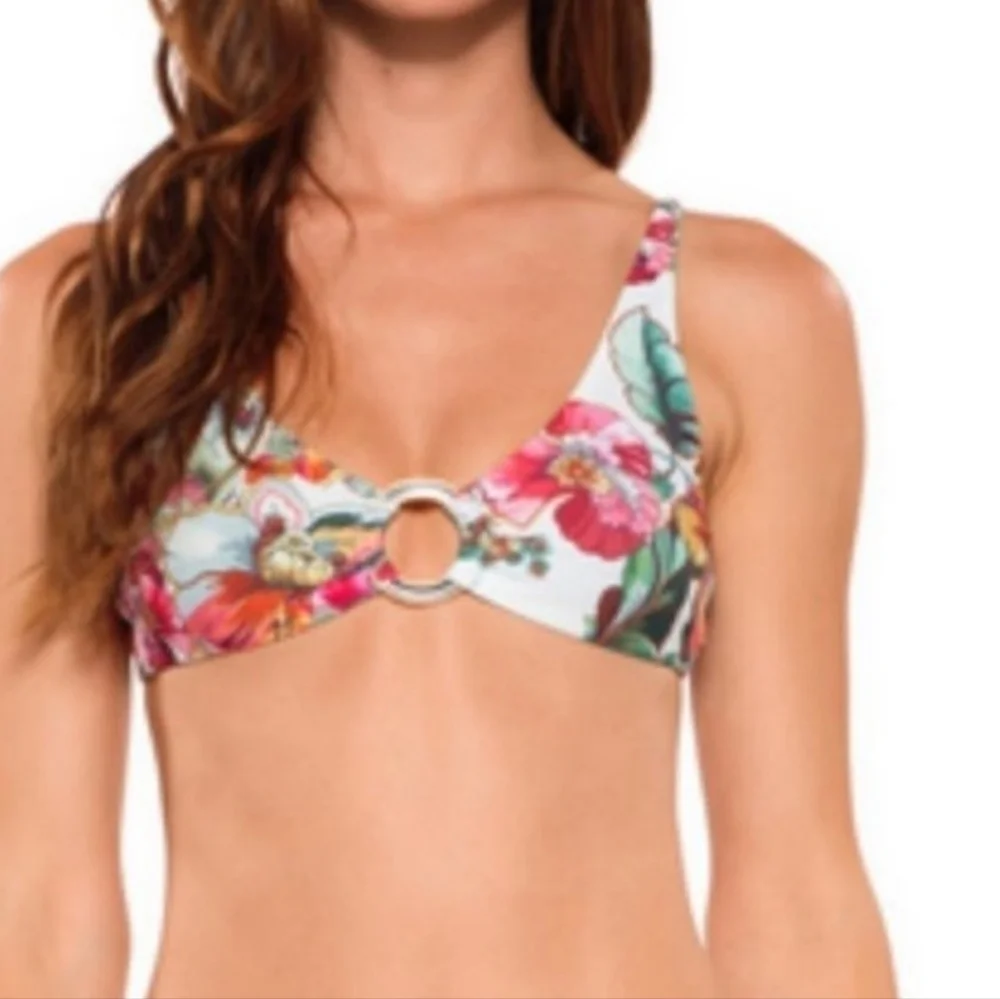 NEW Becca Womens Emma Top+Bottom Swim Bikini sz M